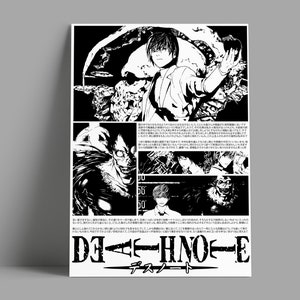 POSTER STOP ONLINE Death Note - Manga/Anime TV Show Poster/Print (Character  Collage) (Size 24 x 36)