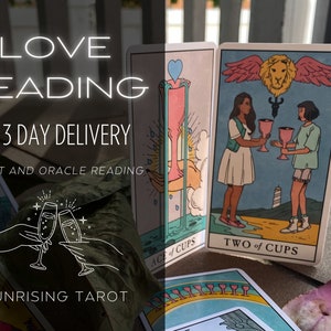 Love Reading In Depth, Same Day Tarot Reading, Psychic Love Reading, Video Reading, Relationship Reading, Love Reading On Specific Person