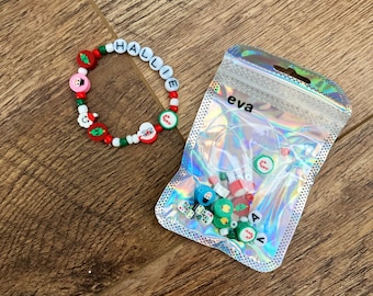 Personalised Christmas Bracelet Kit: DIY Holiday Craft