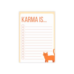 Notatnik z listą rzeczy do zrobienia inspirowaną KARMA T-Swift