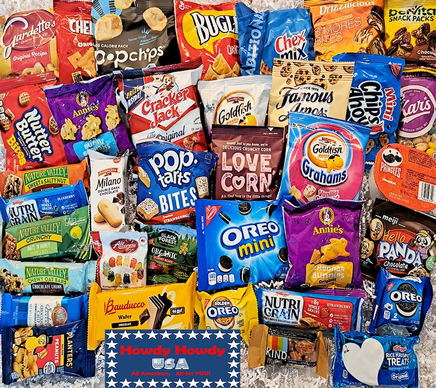 Just the Snacks Enjoy 35 Popular American Snacks and Treats - Etsy