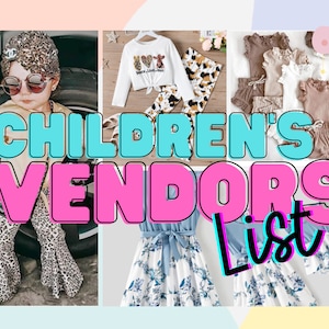 Wholesale Vendors List | Wholesale Vendors for Boutiques | Childrens Vendors | No Permit Vendors | Start a Business | Online Boutique