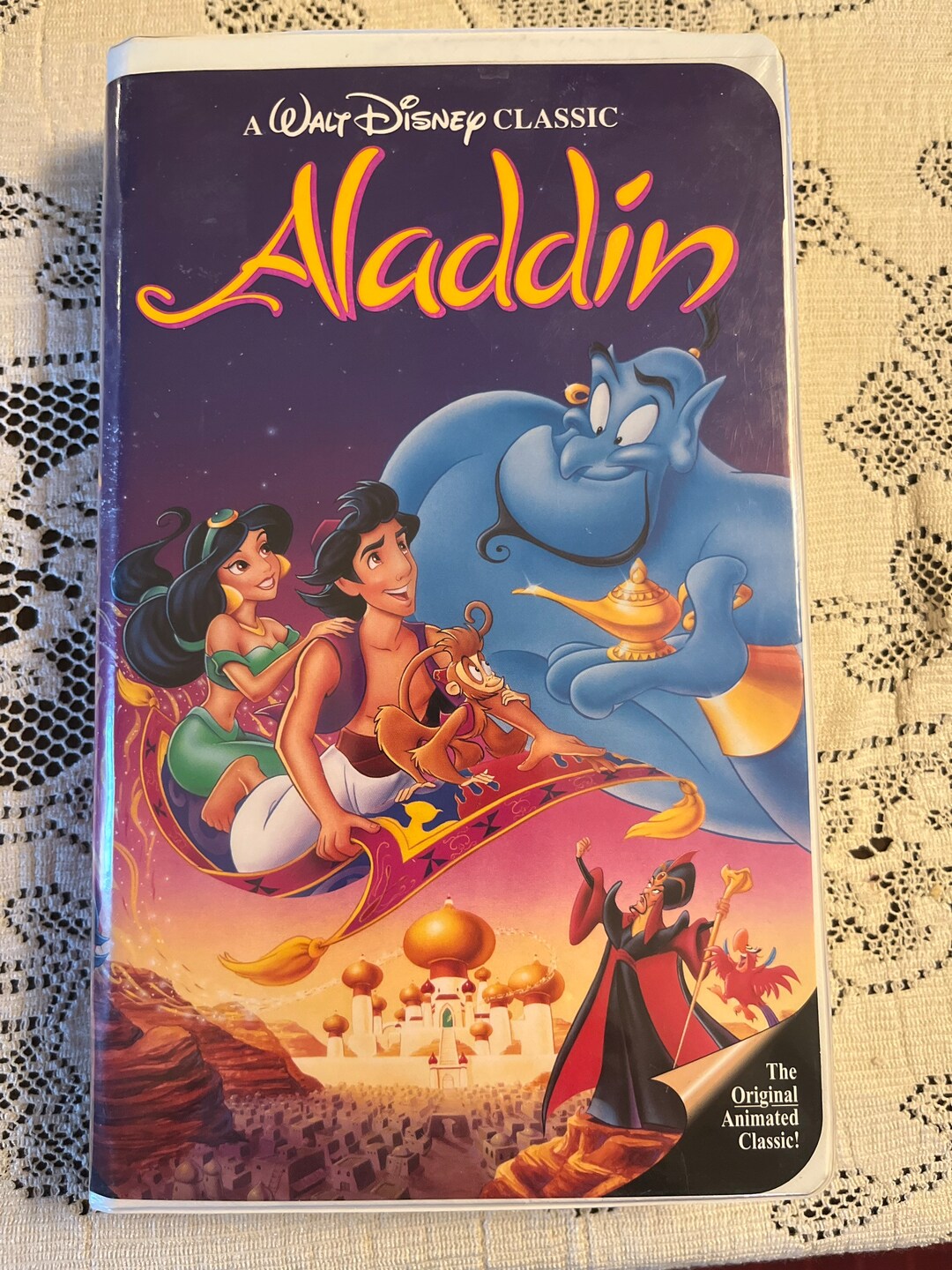 Black Diamond Walt Disney Classic 1993 Aladdin, VHS Tape Etsy
