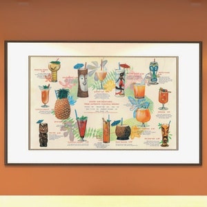 Hawaiian Menu Art - Etsy