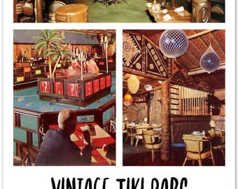 Vintage Tiki Bars - 2026 Wall Calendar - Tiki Drinks and Classic Bars