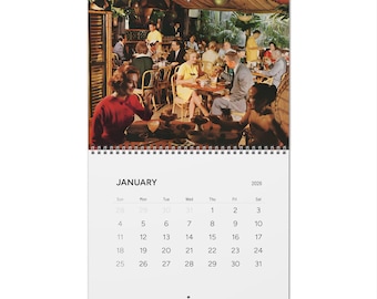 Vintage Tiki Bars - 2026 Wall Calendar - Tiki Drinks and Vintage Bars