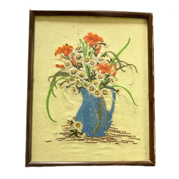 Crewel Embroidery Etsy