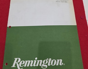 Catálogo de armas con lista de precios de municiones Remington VTG 1976