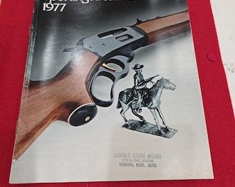 VTG 1977 Marlin Firearms Gun Catalog Brochure