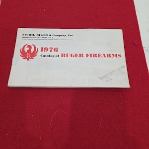 Catálogo de armas Ruger de 1976 (VTG) imagen 1