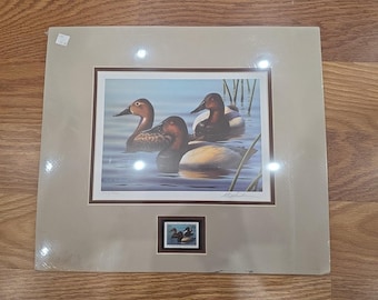 BPT6 Mark Anderson 2002 South Dakota Migratory Duck Unlimited Stamp Print S/N