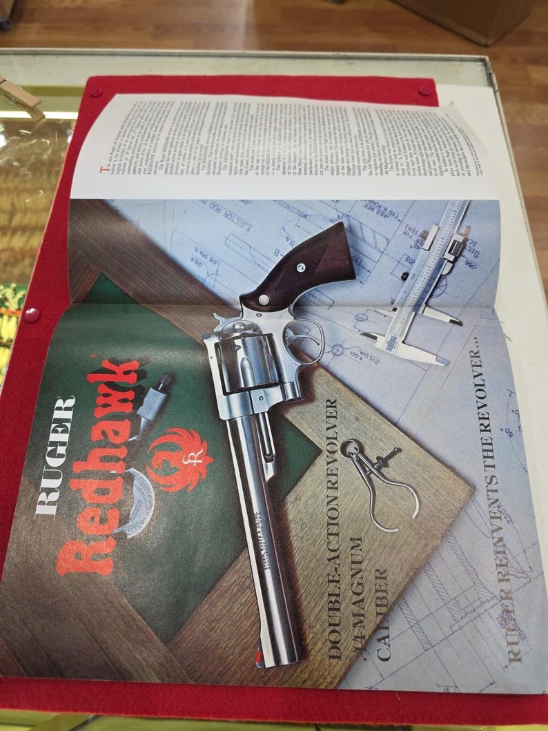 Brochure Ruger Redhawk VTG 1979: Catalogus vuurwapens afbeelding 3