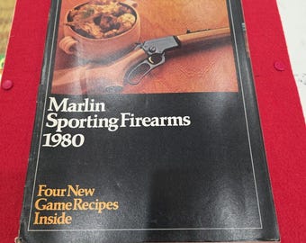 VTG 1980 Marlin Firearms Gun Catalog Brochure