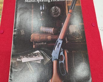 VTG 1982 Marlin Firearms Gun Catalog Brochure