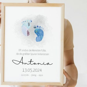 Personalizable birth gift for money I Cash gift for birth | Digital birth gift to print yourself I Digital download