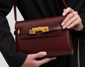 女性用ソフトレザークロスボディバッグ、ミニマルなハンドメイドショルダーバッグ、普段使いに最適な本革ハンドバッグ、彼女へのエレガントなギフト