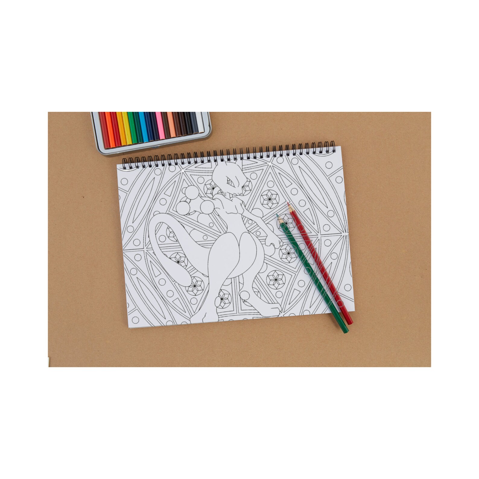 Pokemon Mewtwo Colouring Page Digital Download - Etsy