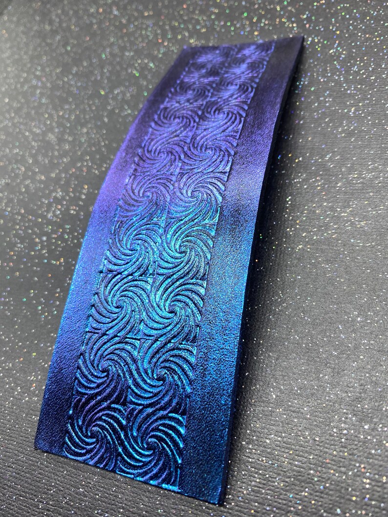 Leather Top Coat Finish 1oz Glass Dropper Bottle Blue Etsy