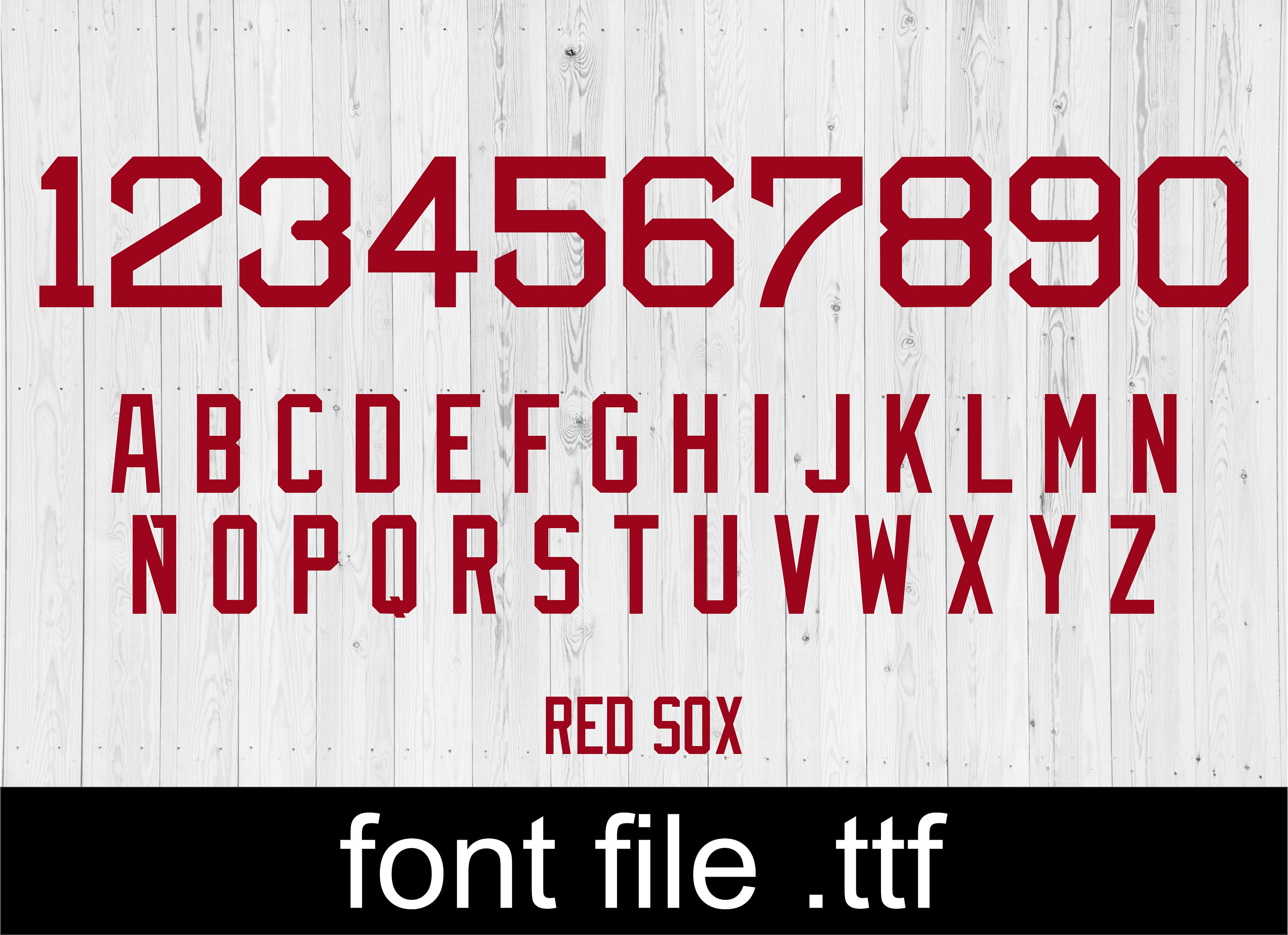 Red Sox Font 