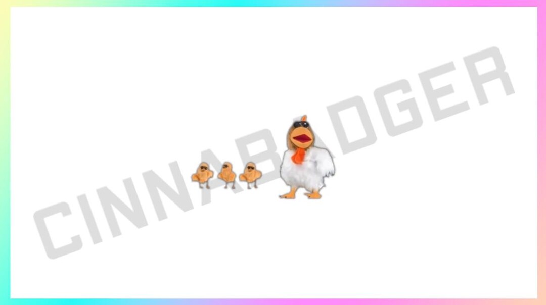 Chickenobs Transparent Background Chicken Shut up Stream Decoration With Sound for ...
