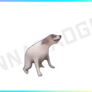 Transparent Background Dancing Dog Decoration for Channel Rewards and Cheer Redeems for Content Creators using OBS