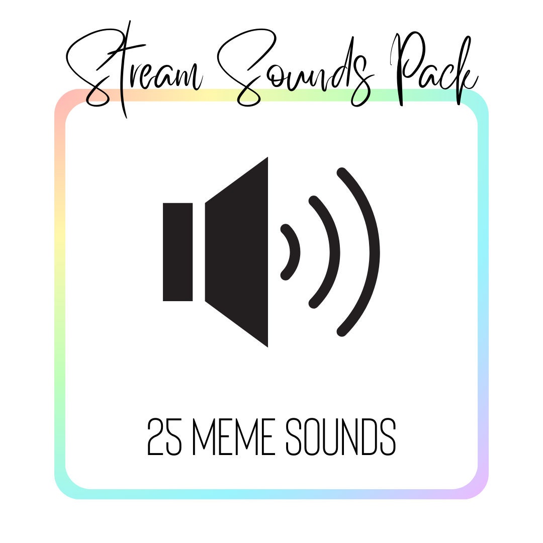 25 Meme Sound Effects to Use on Stream for Live Streamers on Etsy