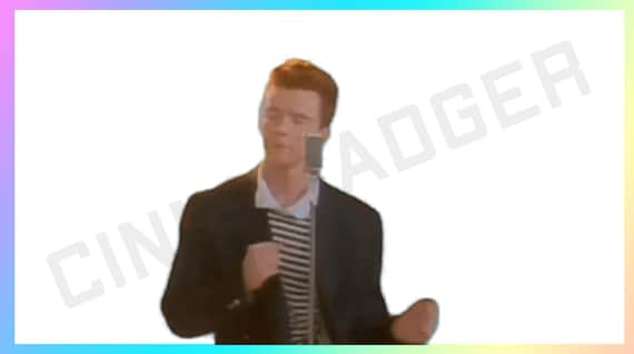 Rickroll Transparent Sticker - Rickroll Transparent Discord - Discover &  Share GIFs