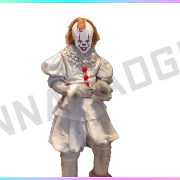 Transparent Background Dancing Horror Clown Stream Decoration for Channel Rewards and Cheer Redeems for Content Creators using OBS