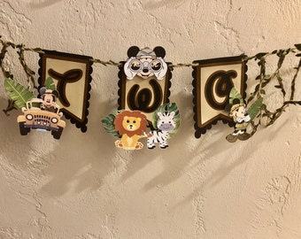 Mickey Safari Banner [Two Years Old ]