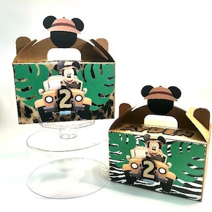 Mickey Safari Favor Box