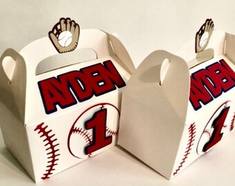 Baseball Favor Boxes