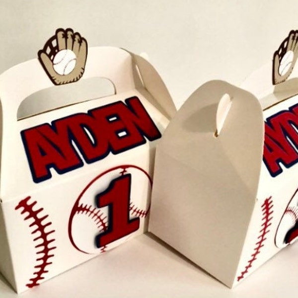 Baseball Favor Boxes