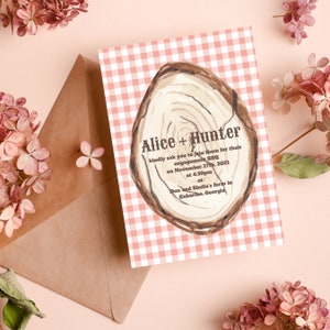 BBQ Theme Engagement Party Invitation