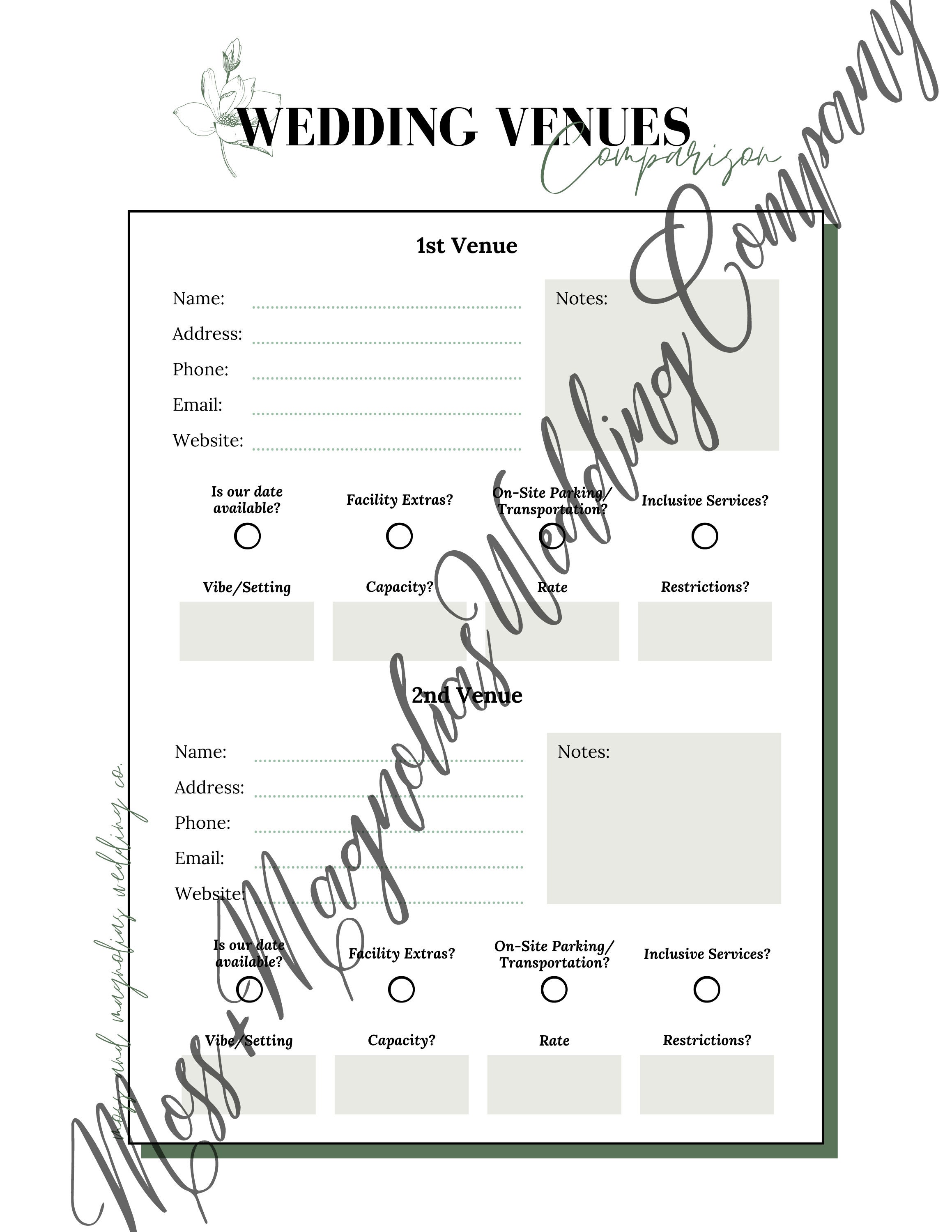 12-page-wedding-planning-printable-digital-files-only-etsy