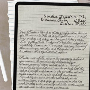 Light Academia Notebook Paper, A4 Printable Pages, Digital GoodNotes Templates image 3