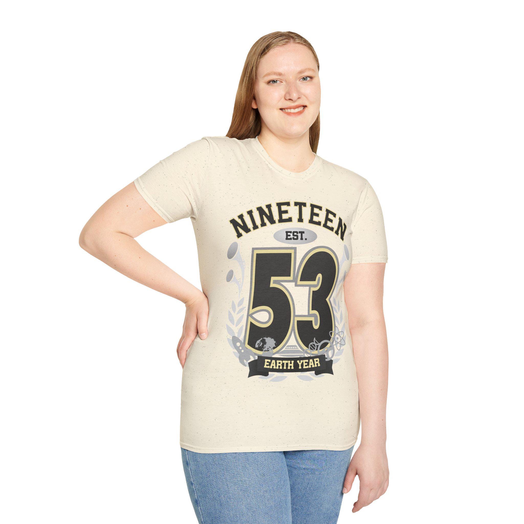 1953, Nineteen Fifty Three, Tee, Birthday T-shirt, History