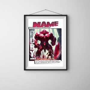 Spersonalizowane, 12 kamieni szlachetnych, plakat Rubin, pobieranie cyfrowe, kryształy, Biblia, uzdrawianie, kamień narodzin lipca, cechy charakterystyczne, styl komiksowy, prezent