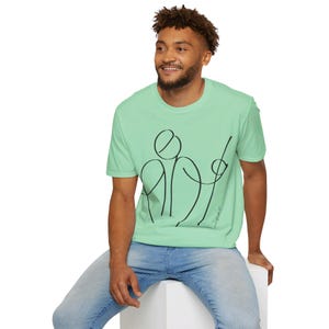 Ángel, Arte de letras, Sencillo, Dos tonos, Estilo new age, Protección, Elegante, Camiseta mixta, Camiseta unisex de estilo suave, Angelical, Empoderamiento, Alas, Volar