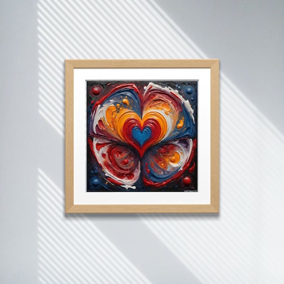 アート・デザイン・音楽 CACHEMIRES Cymatics Art, Love, Frequency, Poster Print, Wall Art, Heart