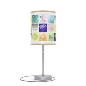 Lamp on a Stand, Spirit fruits, Wedding, Cleanse, Holy, Warmth, Desk light, Table glow, Colourful, Illuminate, Presence of God, Heart felt