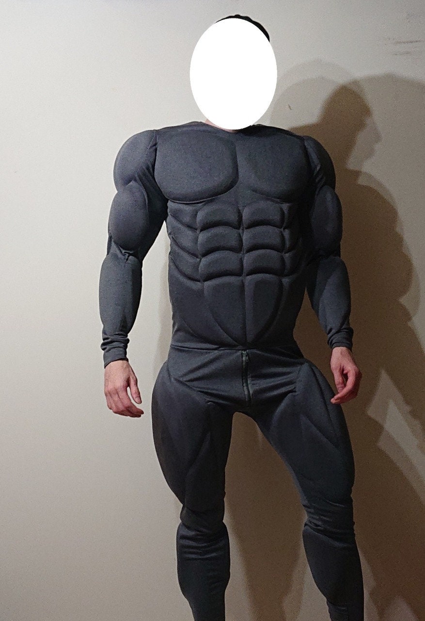 Premium Hand Painted Upper Body Muscle Suit With Arms for Cosplay