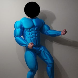 Blue big muscle suit version