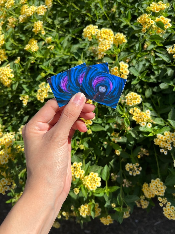 Coraline Going Through Tunnel Etsy