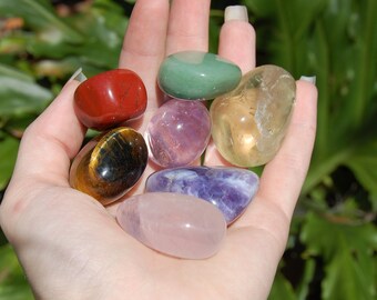 Mystery Tumbled Crystals: Natural Crystal Mix - Set of 3