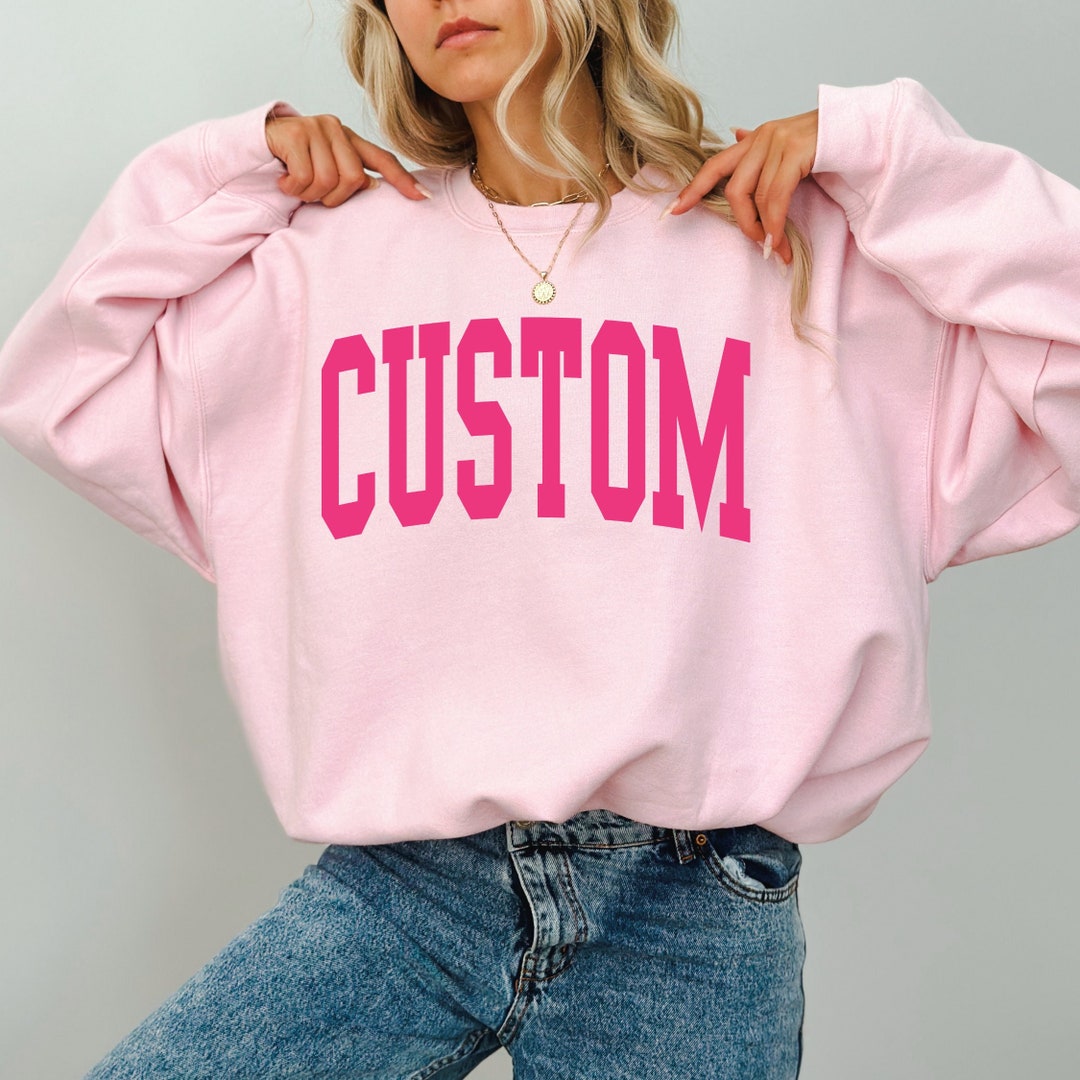 Custom Sweatshirt, Custom Crewneck, Custom Shirt, Varsity Sweatshirt