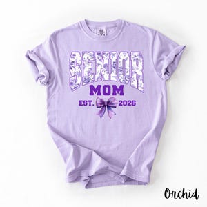 Comfort Colors Shirt, Senior Mom Shirt, Class of 2026, Est. 2026, Senior Mom 2026, Graduation Shirt, Mama Shirt, Proud Mom, Senior Gift, Tee