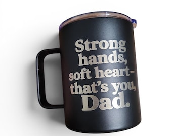 Taza de café isotérmica de 355 ml para padres