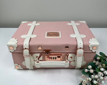 Baby Keepsake Suitcase, Baby Girl Hamper, Baby Girl Shower, Baby Girl Christening