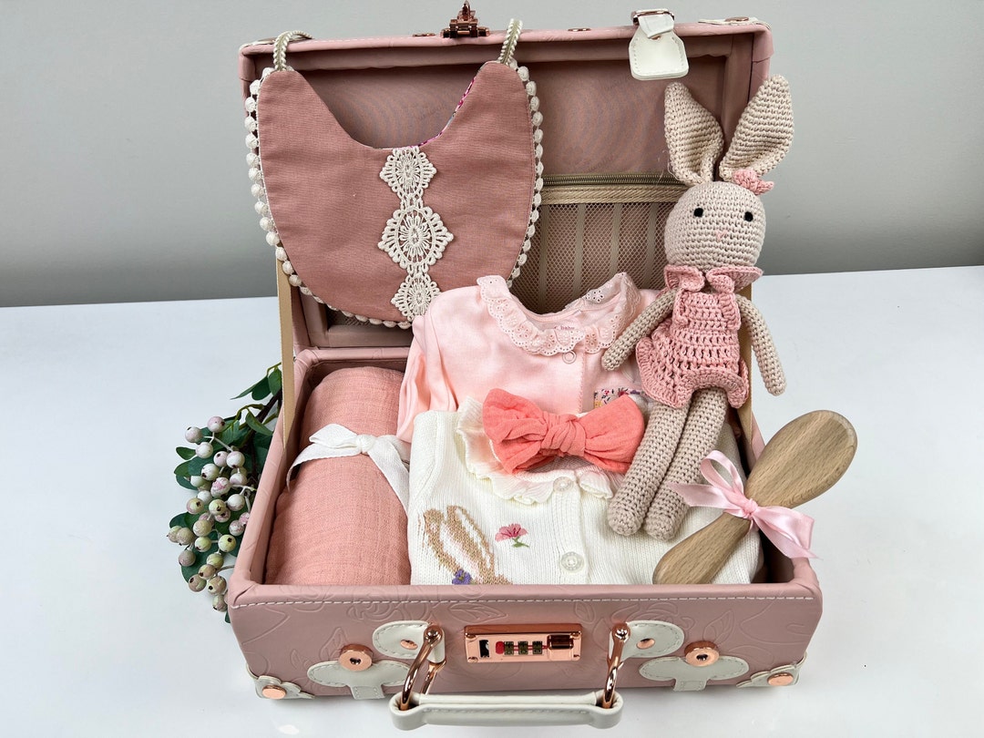 Baby Girl Hamper Baby Shower Hamper Baby Christening Hamper Etsy
