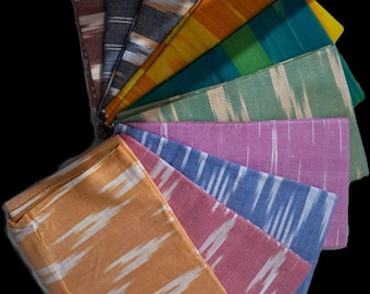 Pieza de blusa Pure Ikkat: tela Pochampally, 1 metro